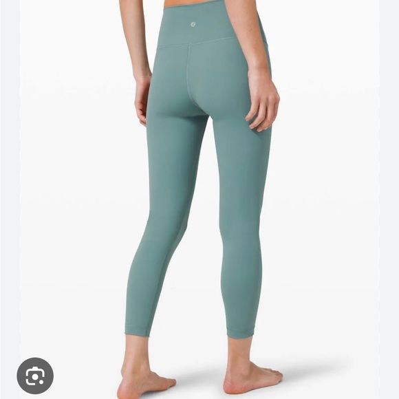Lululemon wunder under teal leggings - Picture 1 of 5